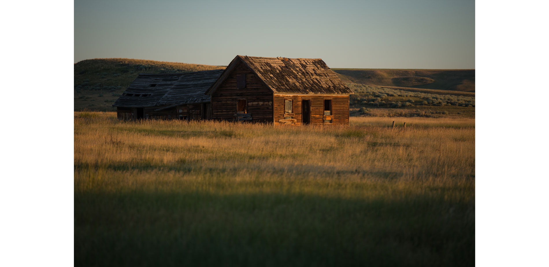 The remnants of 19th-Century homesteaders are etched on the land. The vernacular architecture, windbreaks, and pasture fences informed the aesthetics …