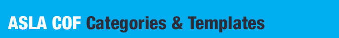 COF Header Categories COF Header Categories