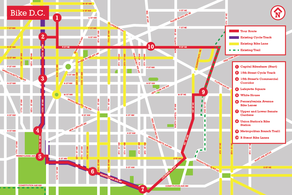D.C.'s Bike Network  The Landscape Architect’s Guide to Washington, D.C.