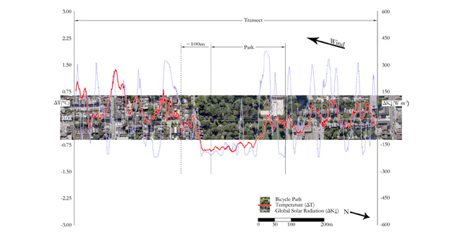 The Cooling Ability of Urban Parks