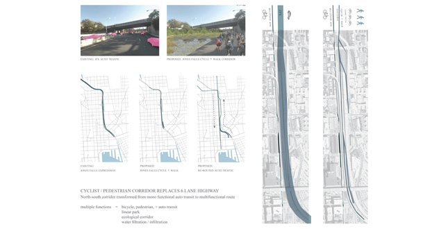 Alchemy of an Urban Estuary: Revealing and Transforming Infrastructure Along the Jones Falls Corridor