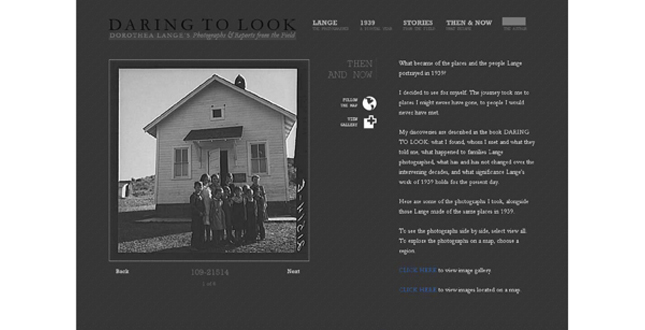 Daring to look: Dorothea Lange's Imagegraphs and Reports from the Field