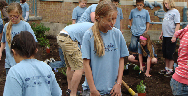 Adams Elementary School Garden Based on Experiential Learning