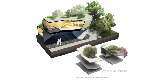 Vegetation house: House for Being the Medium of Plant Growth