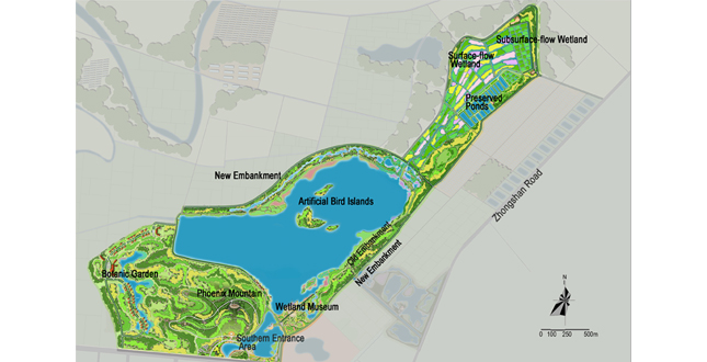Core Area of Lotus Lake National Wetland Park Landscape Planning