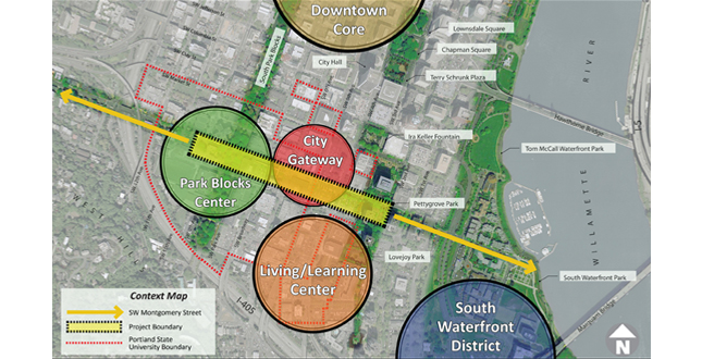 SW Montgomery Green Street: Connecting the West Hills to the Willamette River