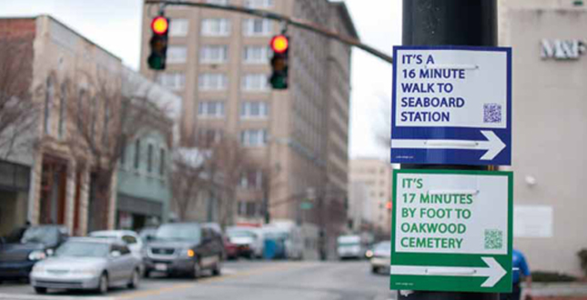 Walk Raleigh — Guerrilla Wayfinding