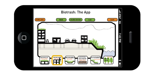 Biotrash: The Video Game, App and Interactive Website