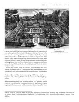 The Garden Diary of Martha Turnbull, Mistress of Rosedown Plantation