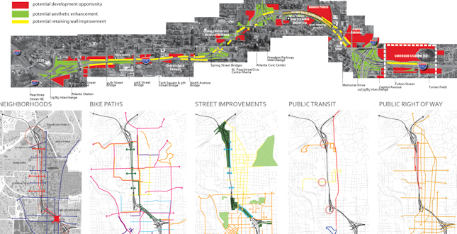 Museum of Freeway Art (MOFA) - The Atlanta I/75 - I/85 Connector Transformation