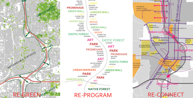 Museum of Freeway Art (MOFA) - The Atlanta I/75 - I/85 Connector Transformation