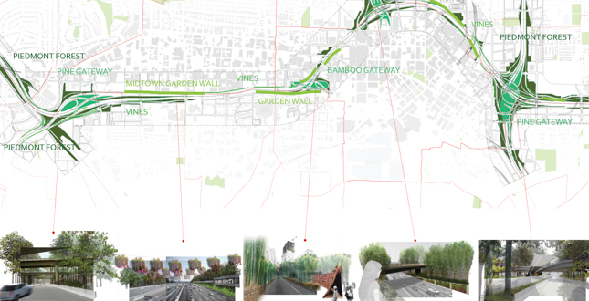 Museum of Freeway Art (MOFA) - The Atlanta I/75 - I/85 Connector Transformation