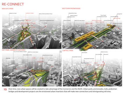 Museum of Freeway Art (MOFA) - The Atlanta I/75 - I/85 Connector Transformation