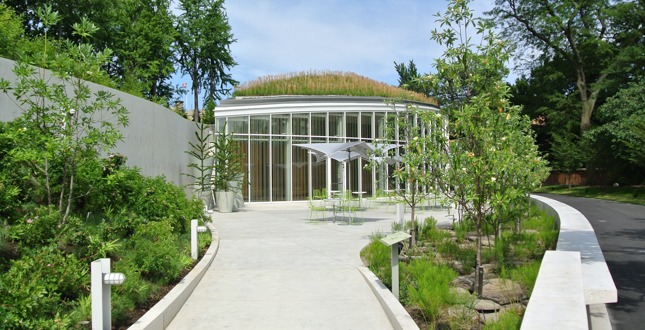 Brooklyn Botanic Garden Visitors Center Landscape