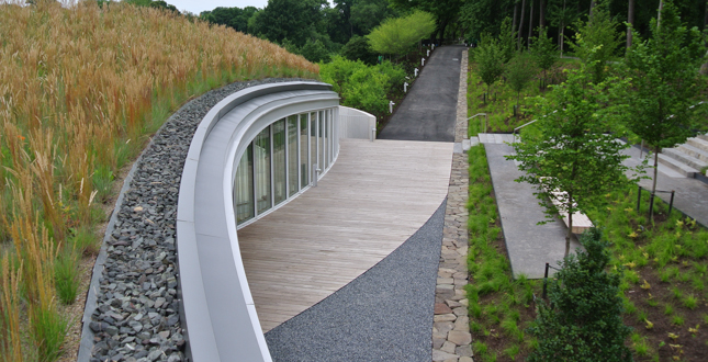 Brooklyn Botanic Garden Visitors Center Landscape