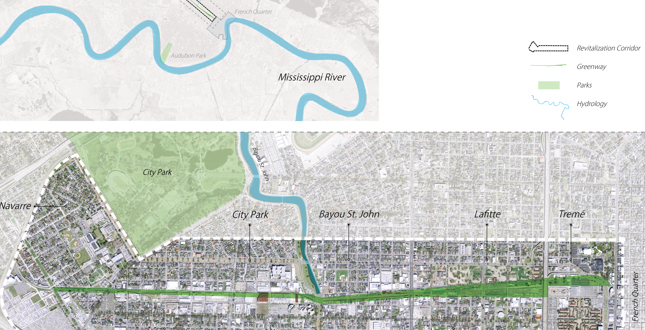 Lafitte Greenway + Revitalization Corridor | Linking New Orleans Neighborhoods