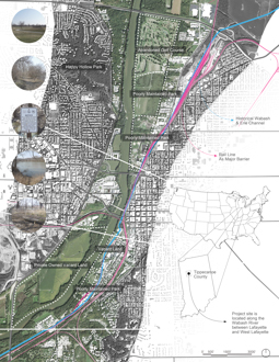 Natural Water as Cultural Water / A 30 Year Plan for Wabash River Corridor in Lafayette