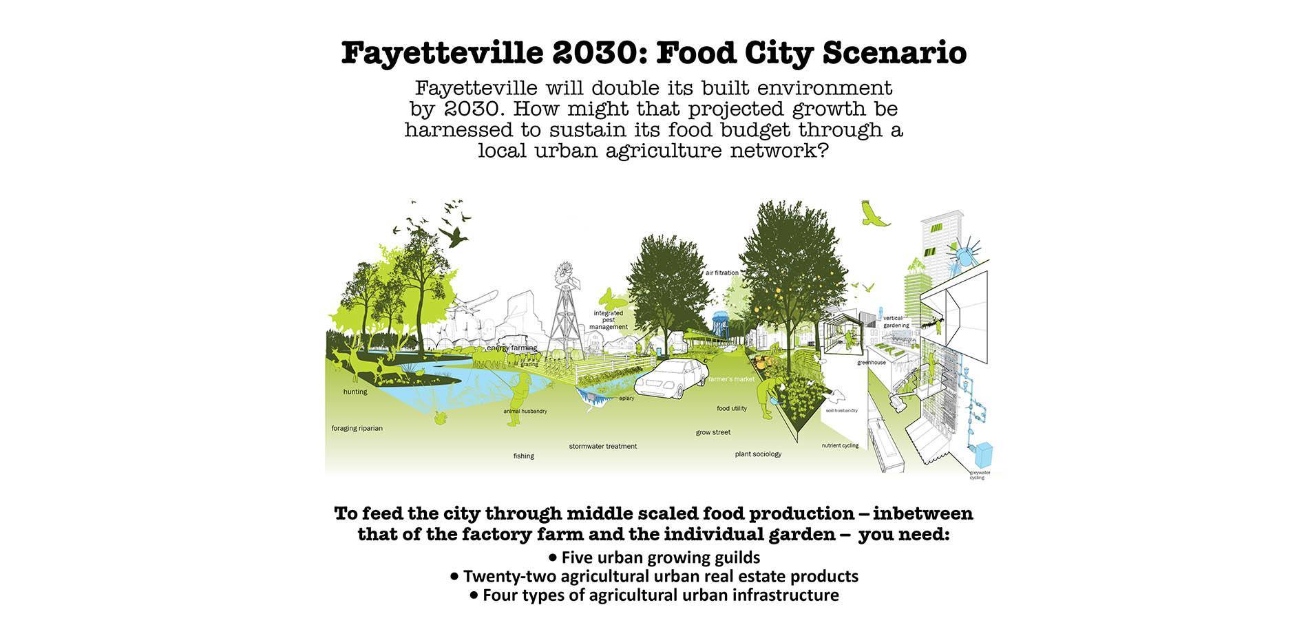Fayetteville will double its built environment by 2030