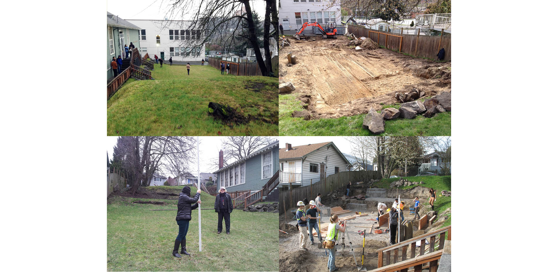 The site abuts the community center