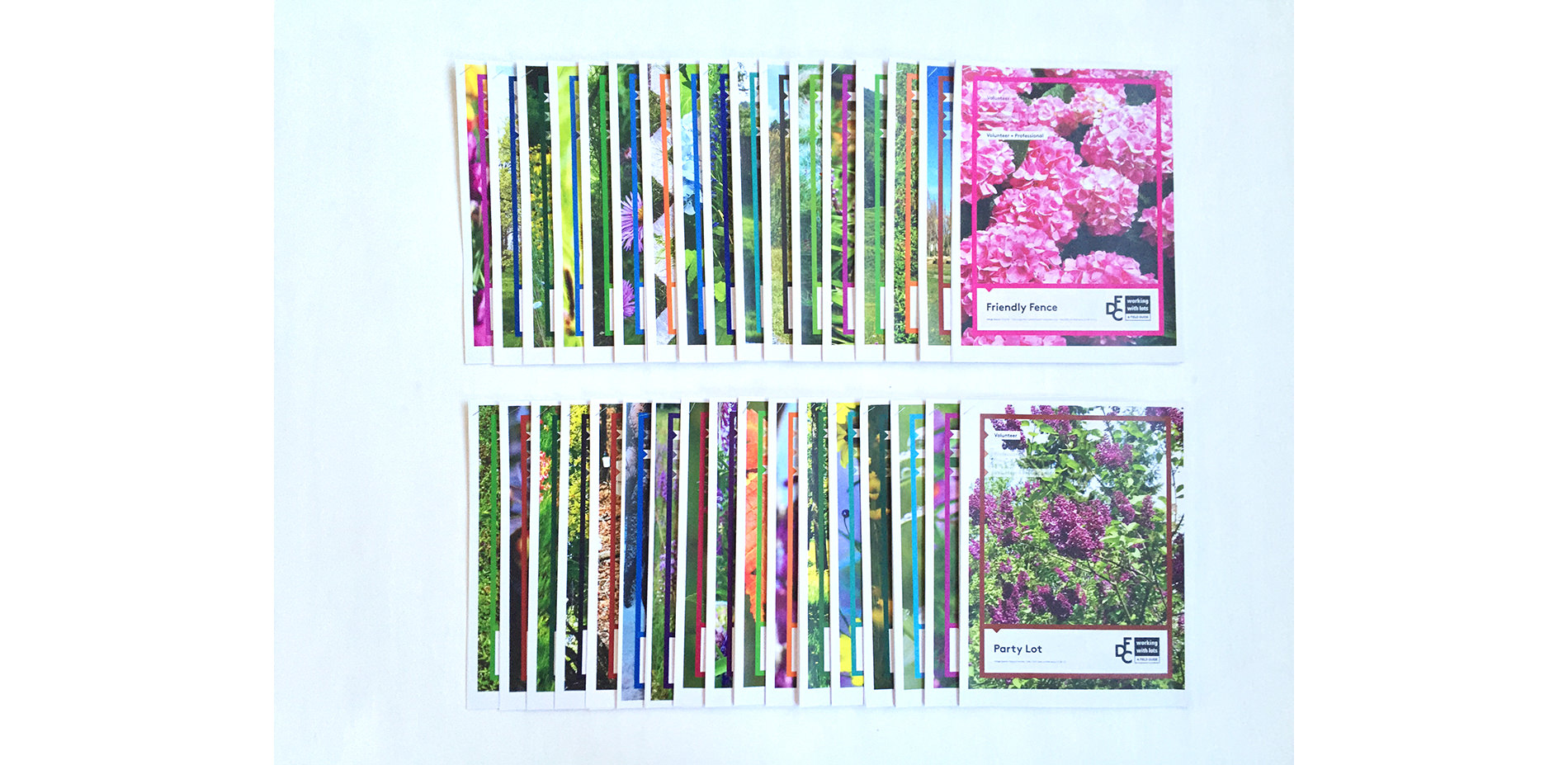 Tear-out Trading Cards of the Designs in the Field Guide