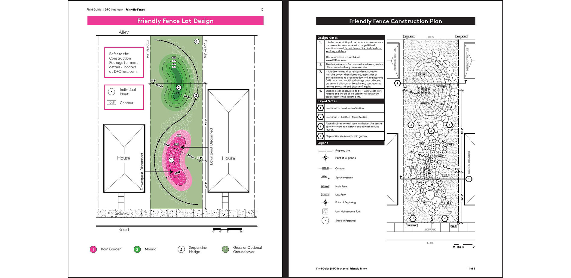 Field Guide Design for the General Public and Landscape Contractors