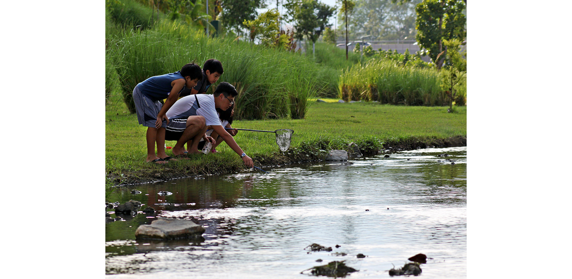 People at River's Edge