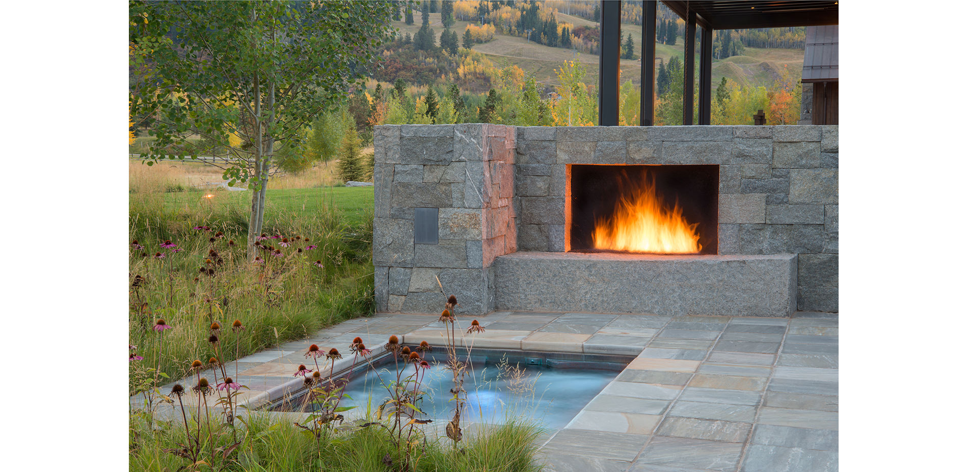 Outdoor Fireplace