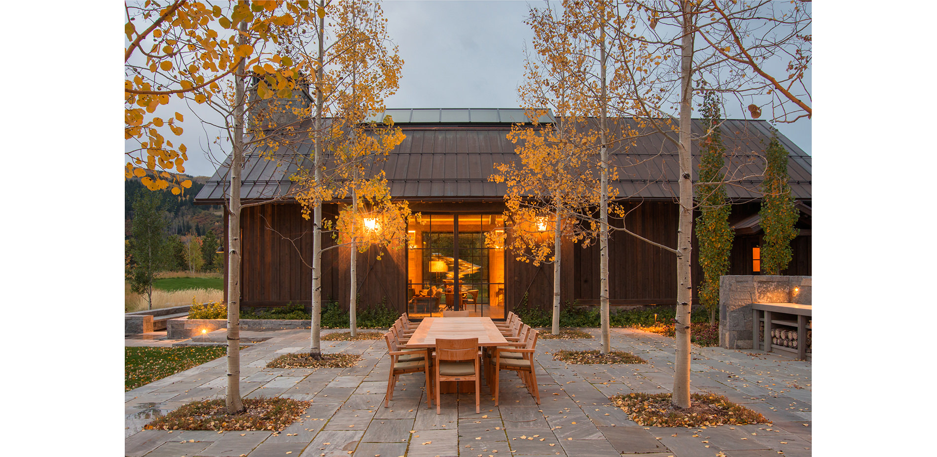 Courtyard and Building