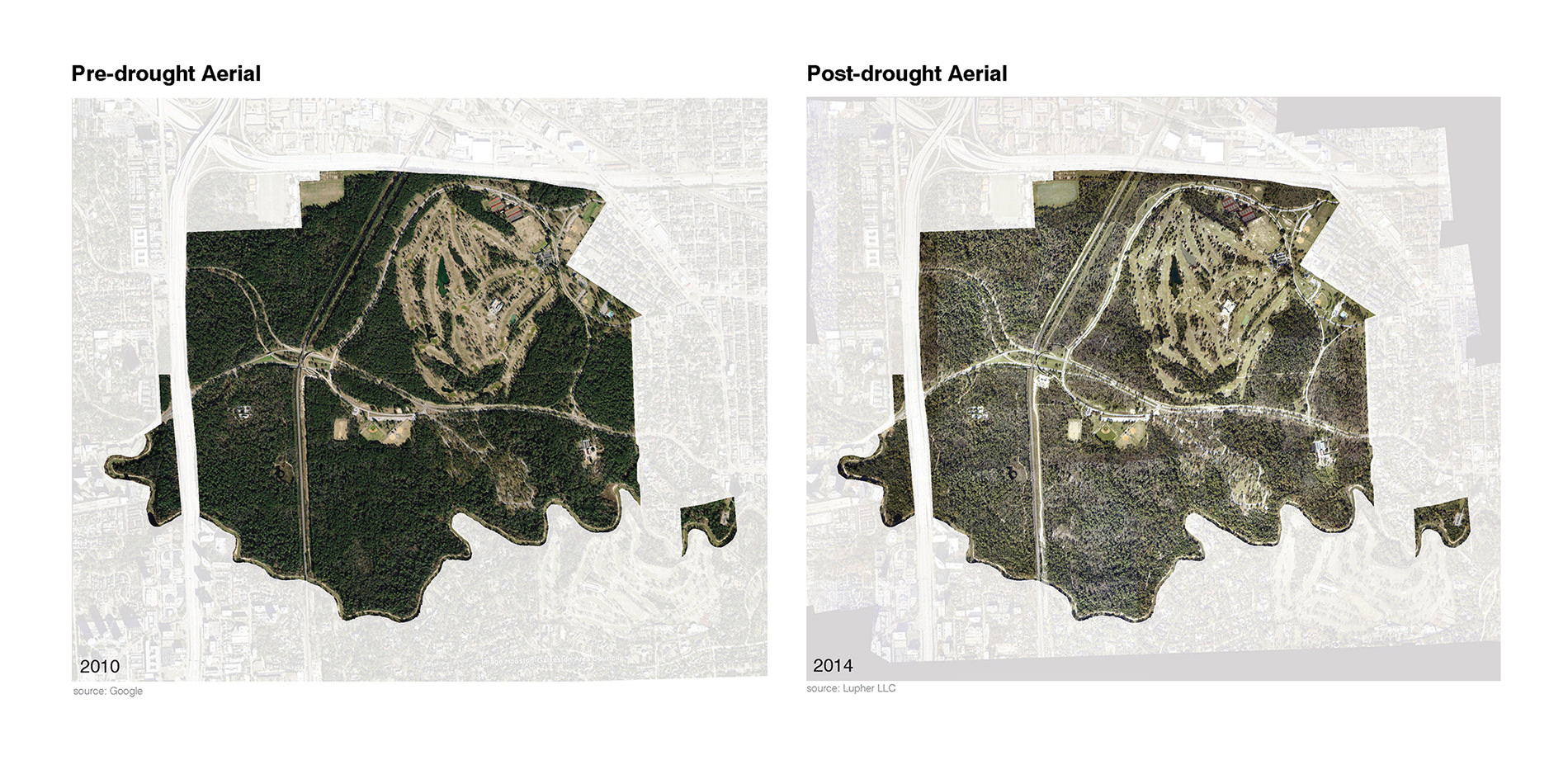 Pre-drought Aerial and Post-drought Aerial
