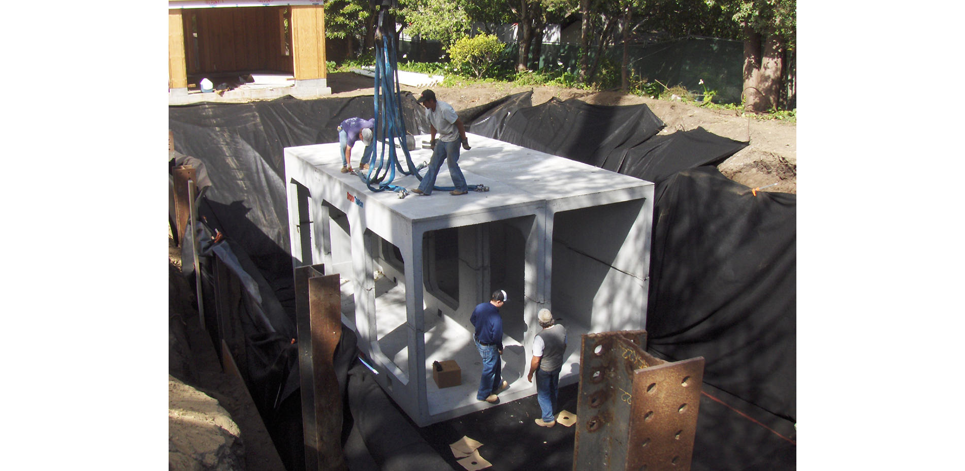 Installation of 42,000 Gallon Cistern