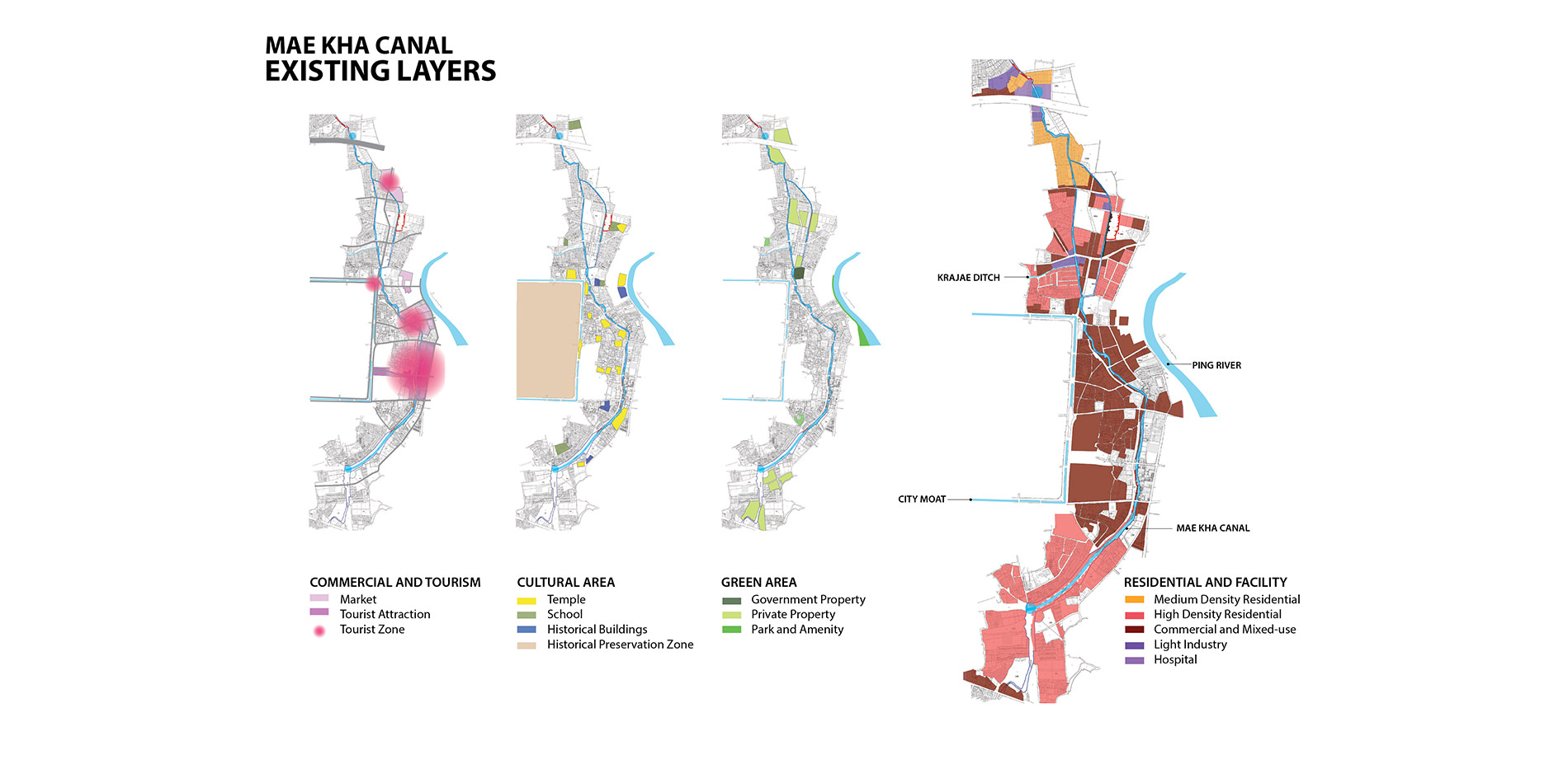 Mae Kha Canal existing layers map