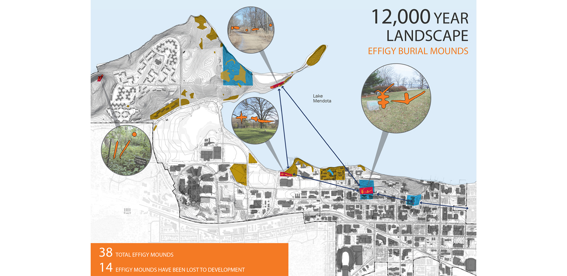 UW-Madison’s campus landscape is embedded with a human history that dates back over 12,000 years and contains more effigy burial mounds than any unive…