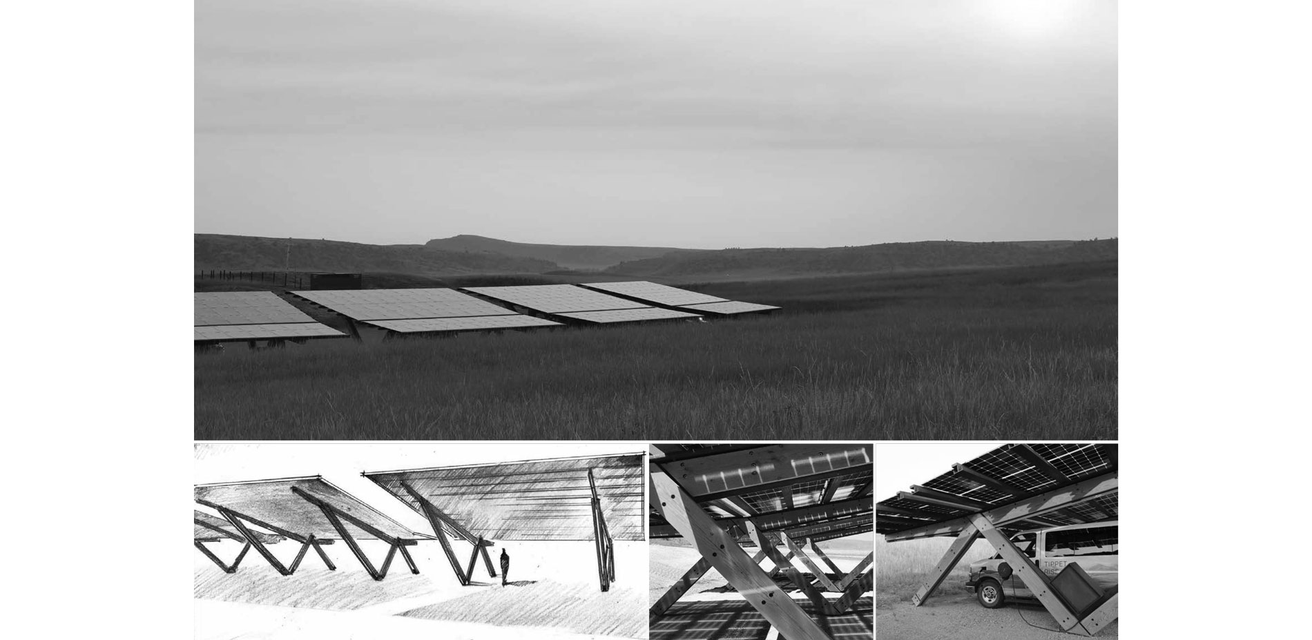 Tucked into the hillside, an 8,000 square foot array of photovoltaic panels powers Tippet Rise’s fleet of electric vehicles. During events, the panels…