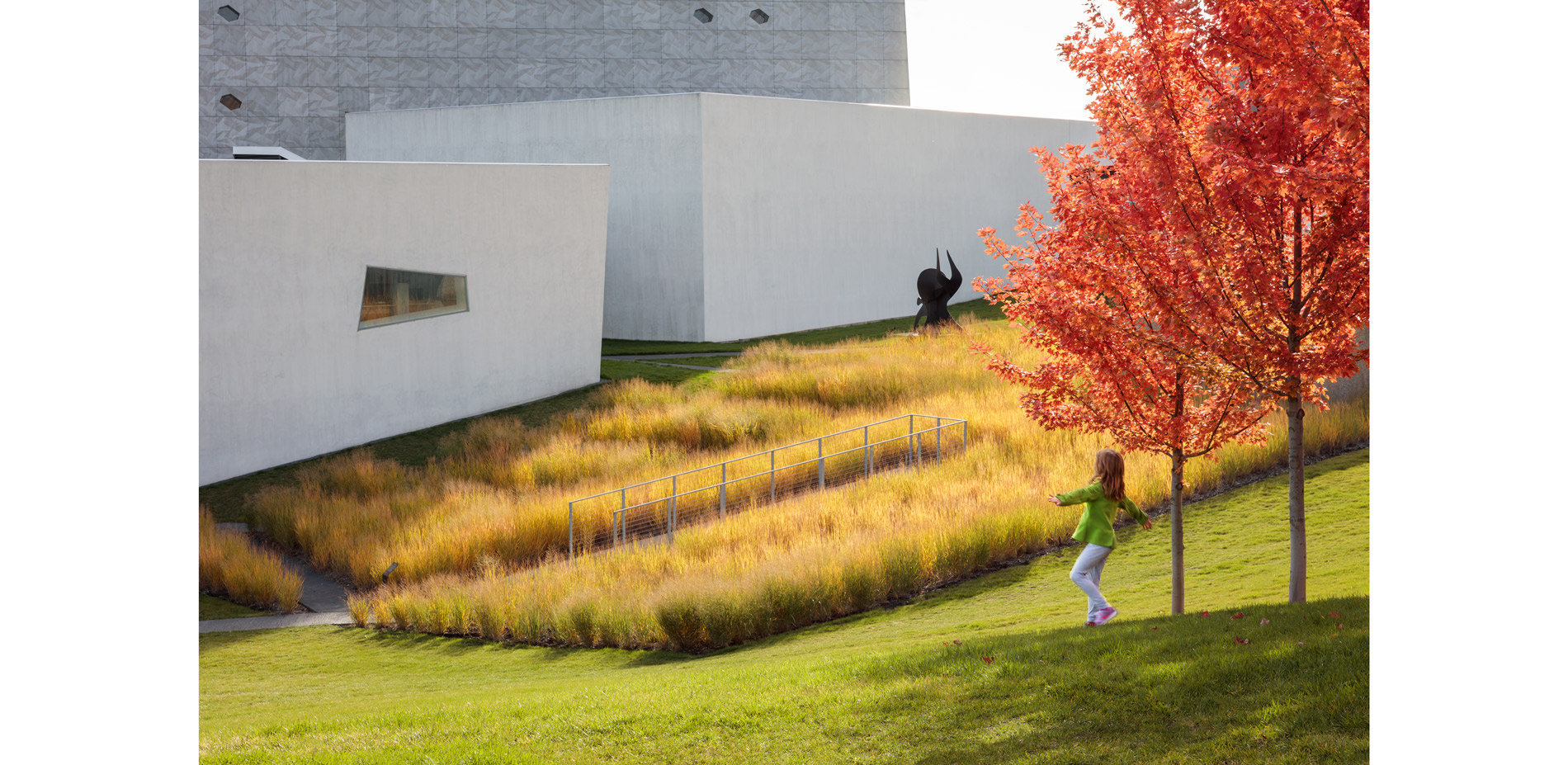 The Heavy Metal Switch Grasses of Volume 6 honors the entry to Sky Pesher by Turrell (2005). Coordination and siting of existing and new sculpture in …