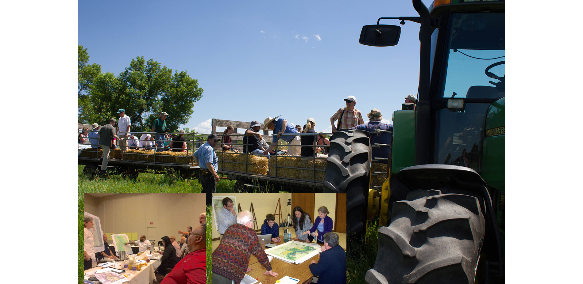 Visiting the landscape together built connections between participants. Small group activities and large group discussions actively engaged participan…