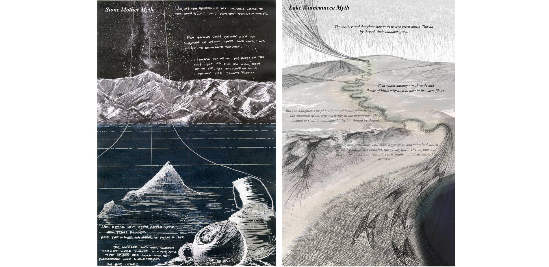 Each myth not only described a powerful story, but also recognized key elements of the Paiute landscape, connecting the Paiute identity to its endemic…