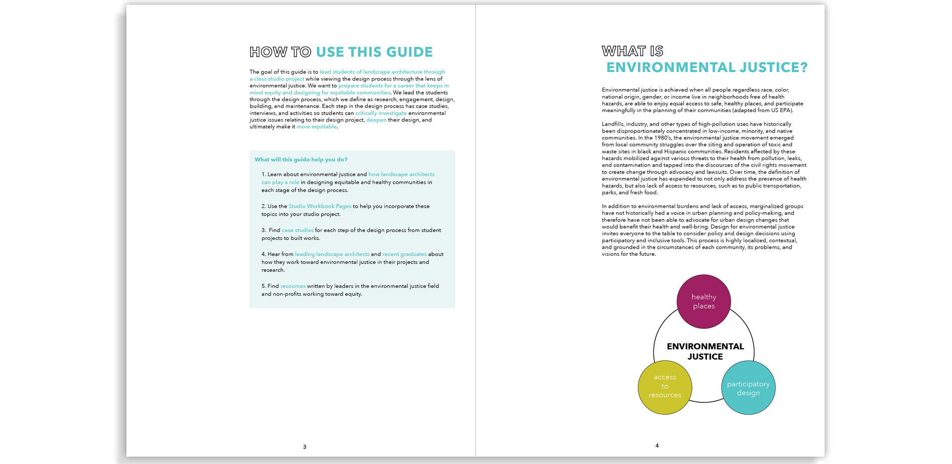 A Student’s Guide to Environmental Justice Version 1.3 is a guide for students of landscape architecture to learn about Environmental Justice. The doc…