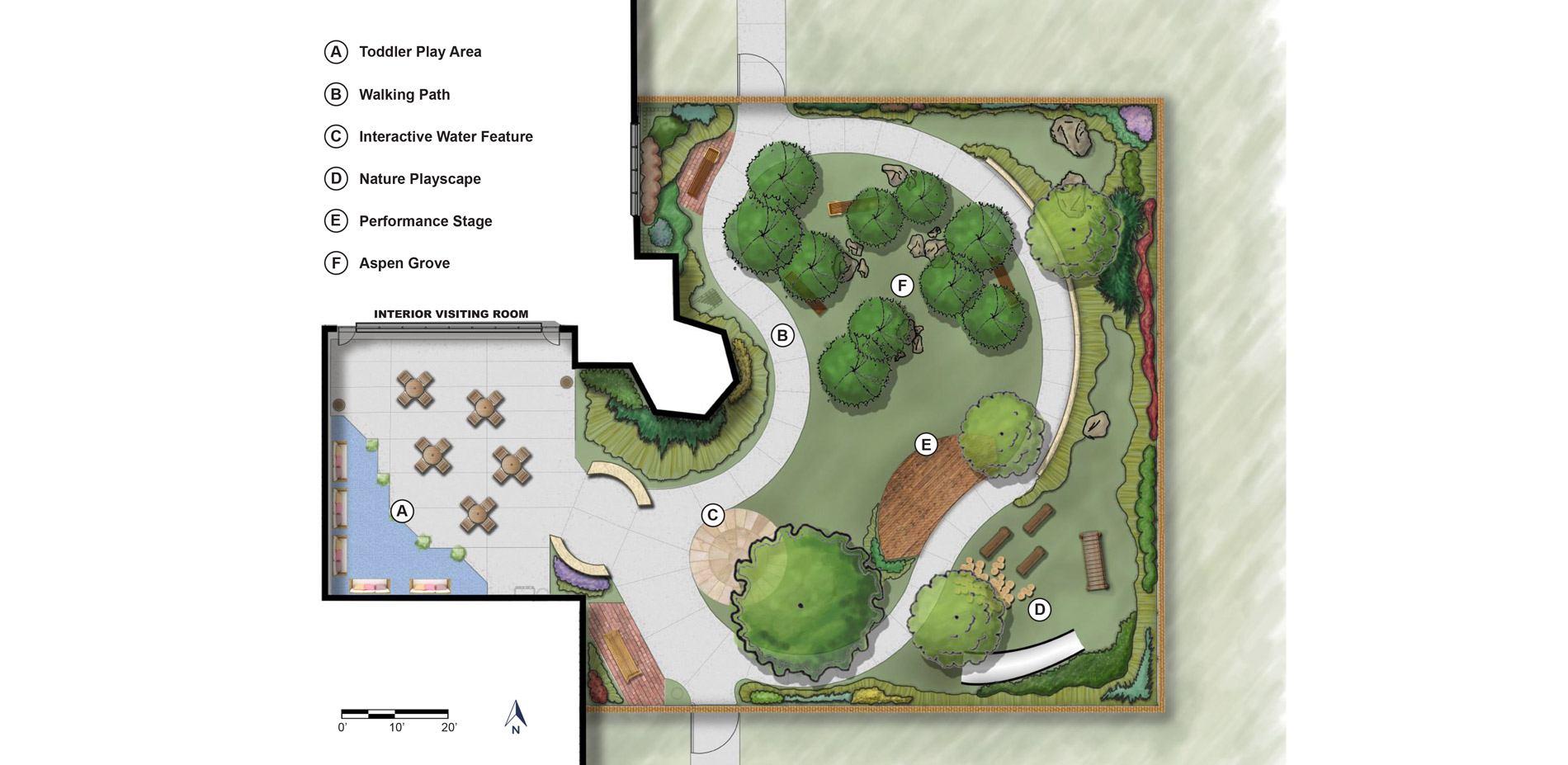 The final plan represents a truly collaborative process. The garden is considerably larger than what was initially approved by the DOC due to space re…