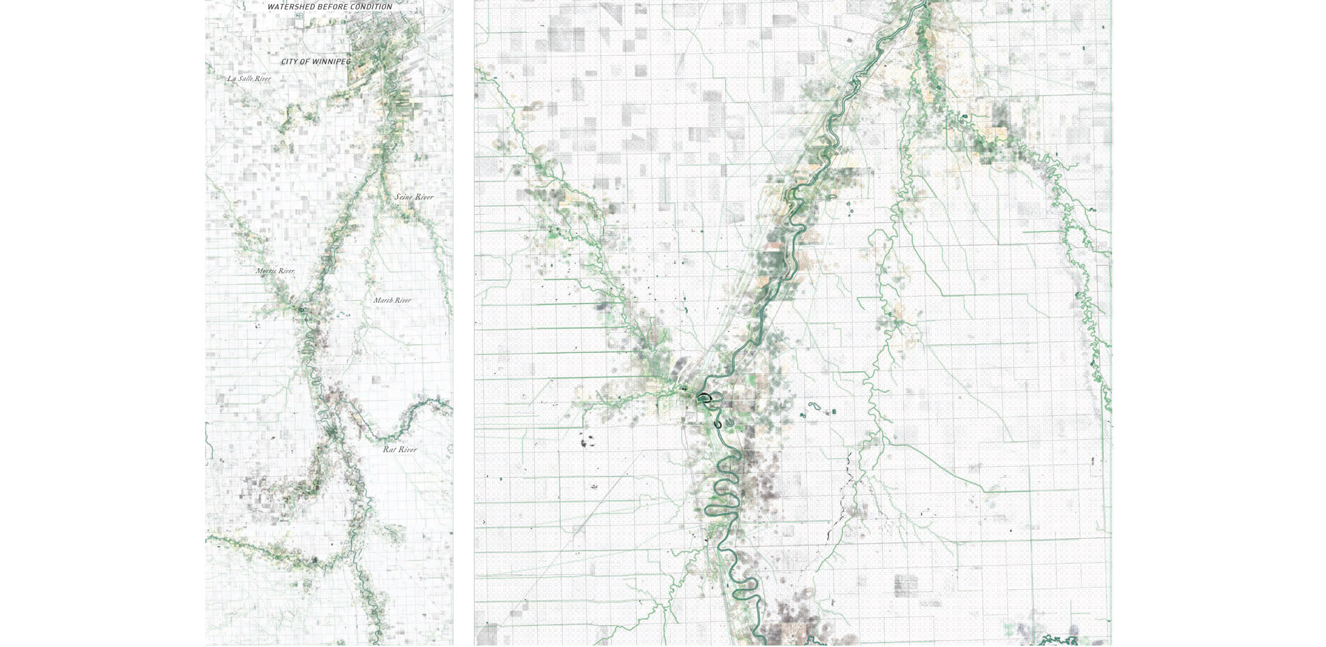 Condition before landscape policy and ecological planning framework.…