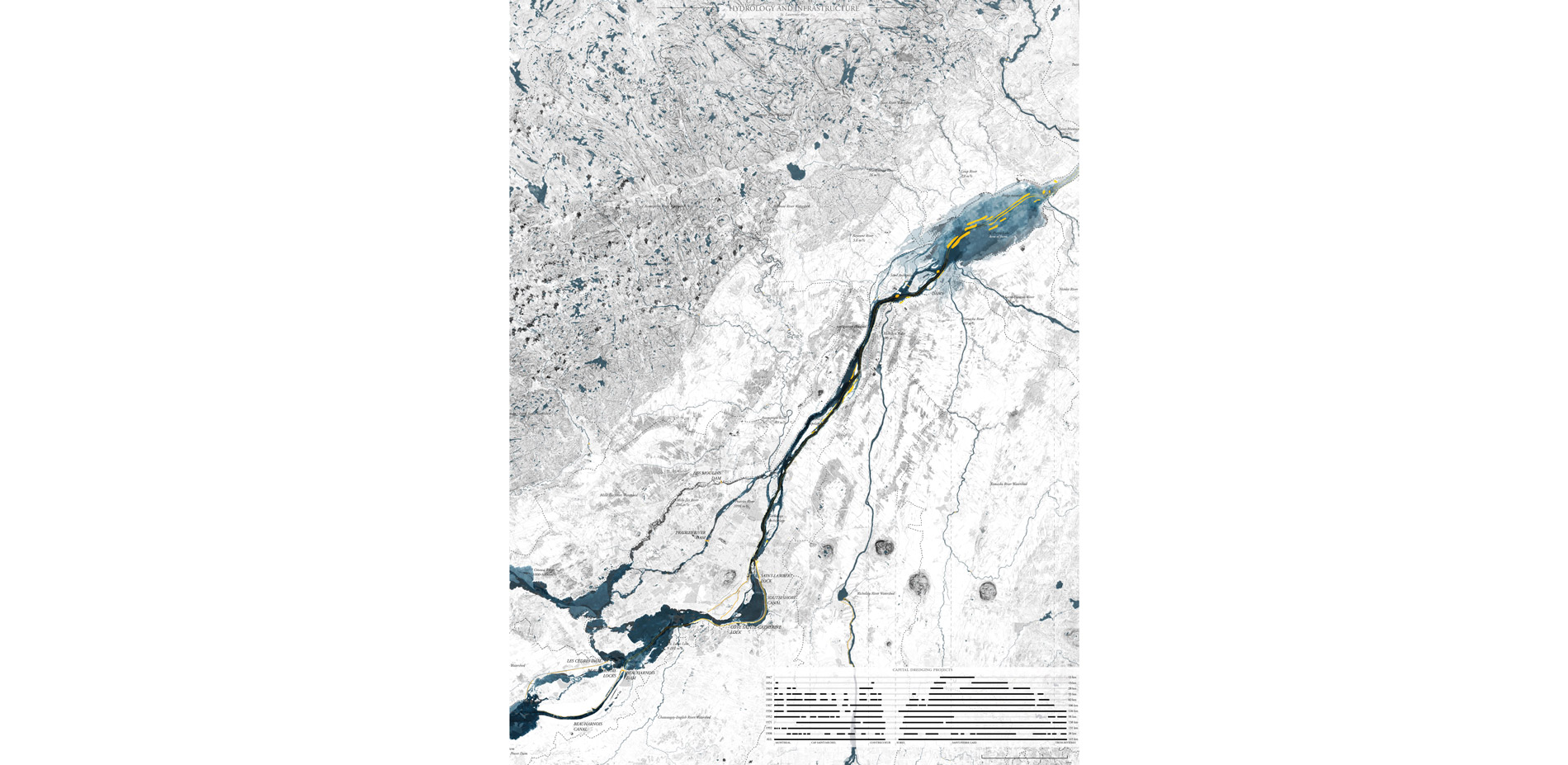 Damming, dredging and further channelization of the St. Lawrence River in support of shipping industry…