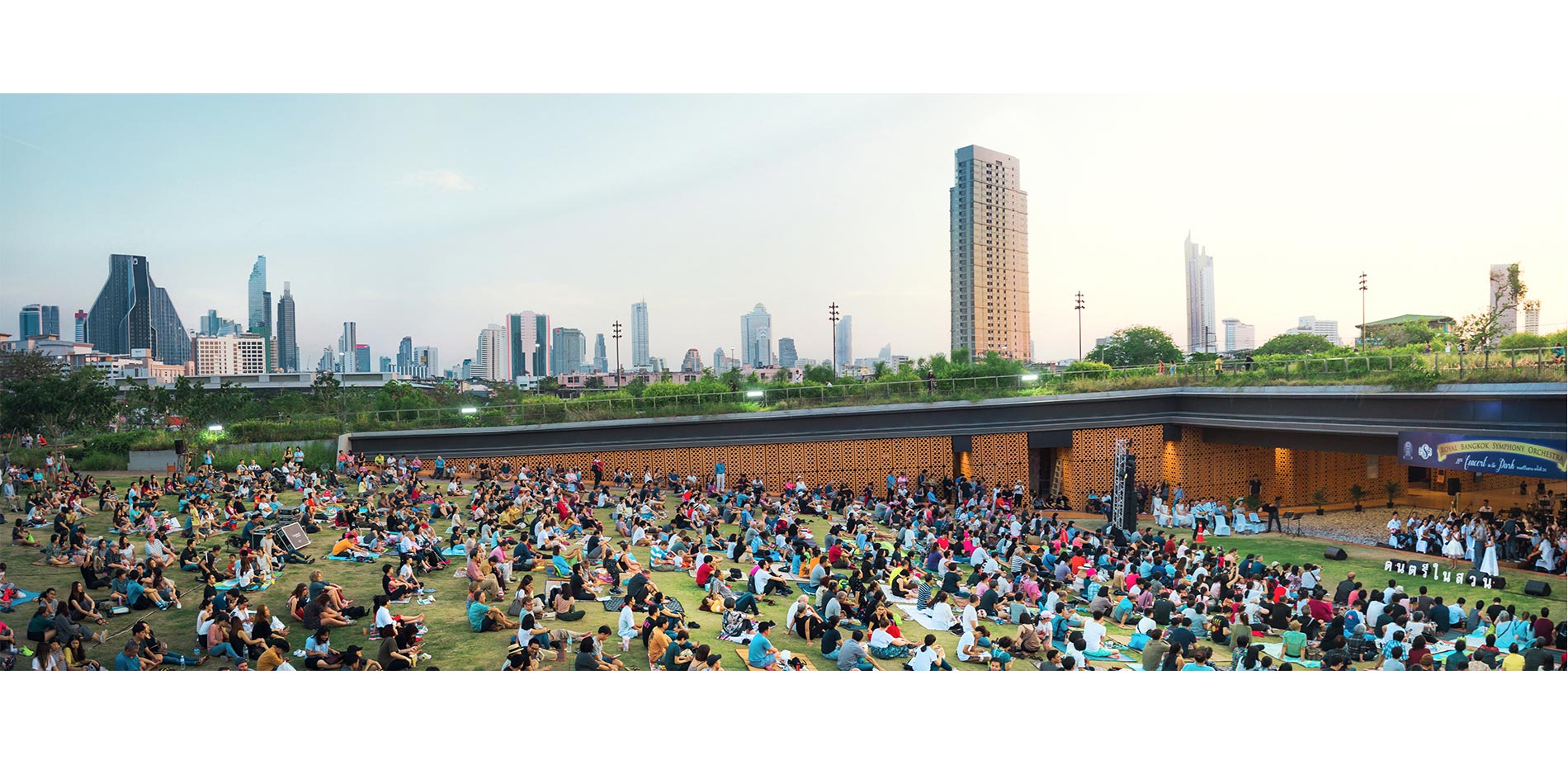 The first new park's amphitheater in town