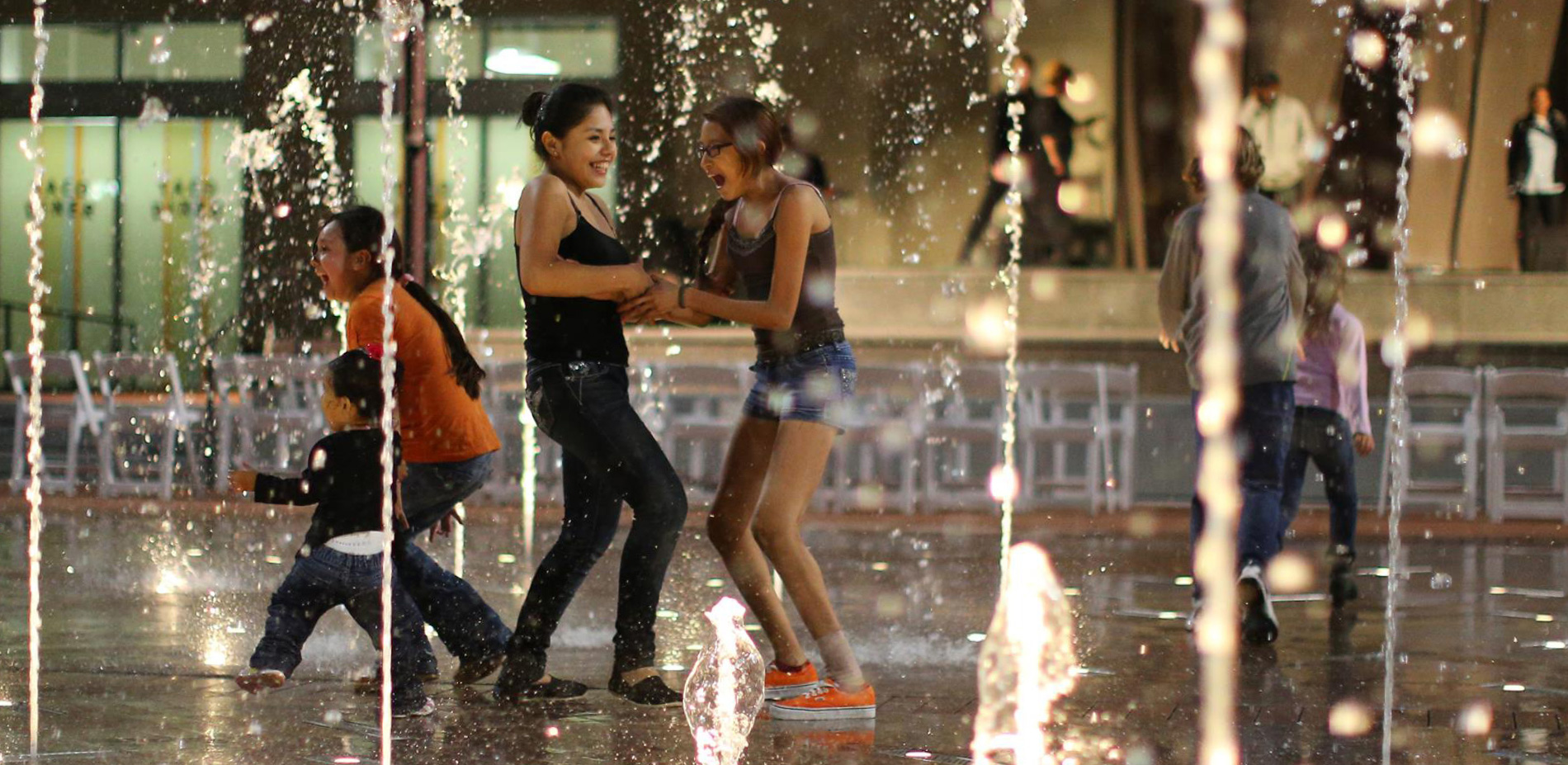 An Interactive Fountain Invites Play