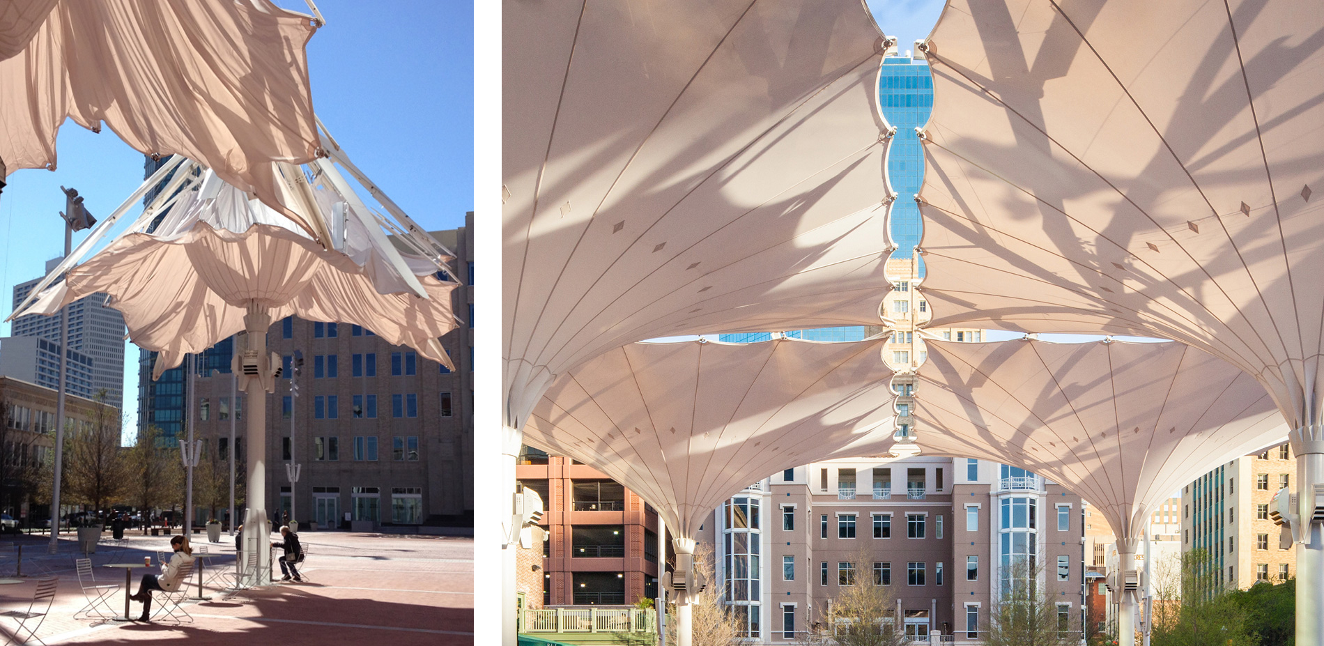 Operable Umbrellas Reach to the Sun