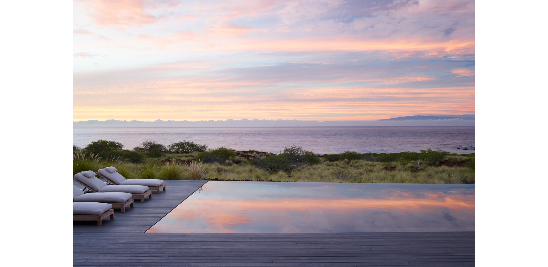 View of Kaho‘olawe Island at Sunset