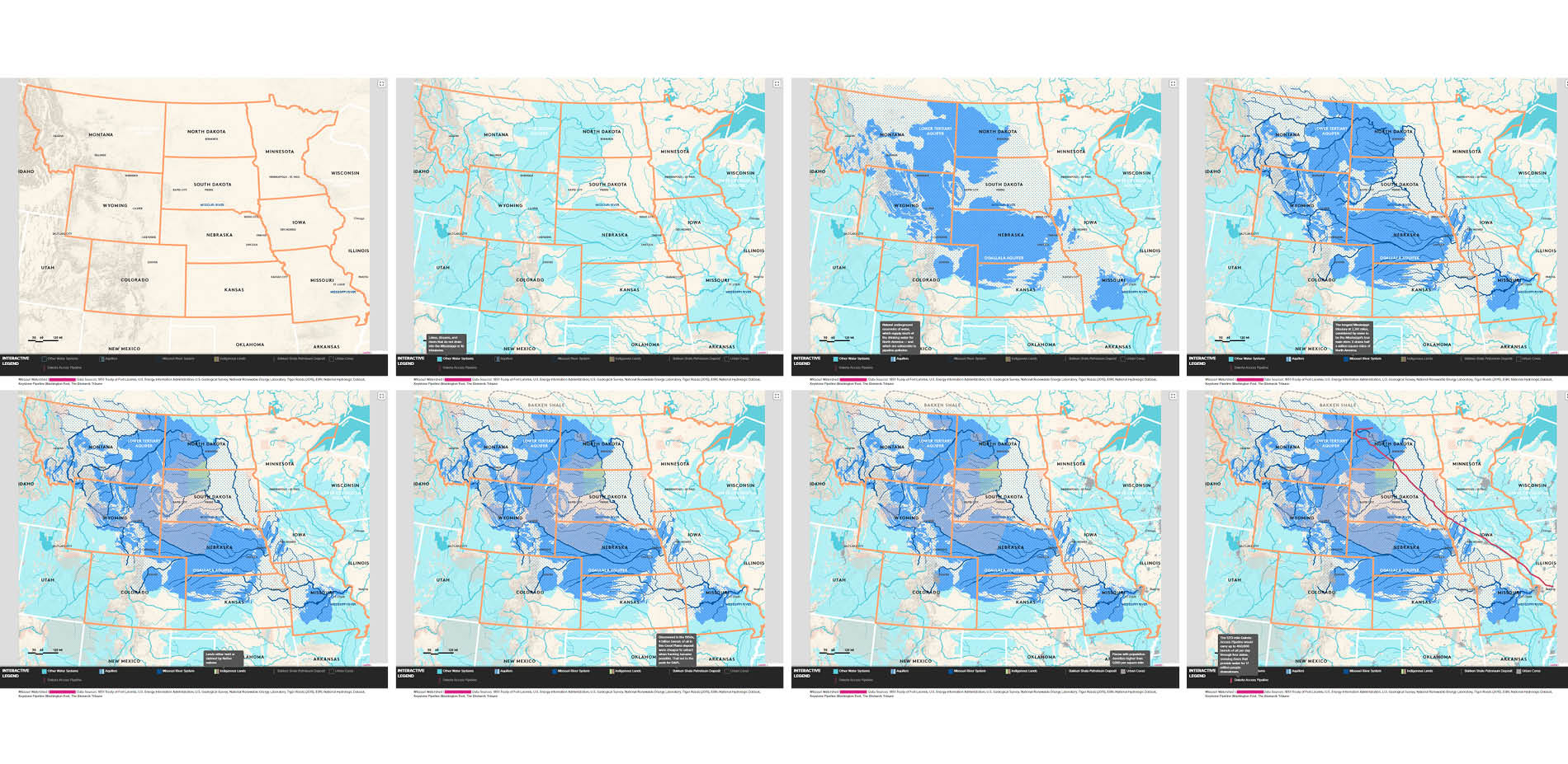 Interactive Missouri River Watershed