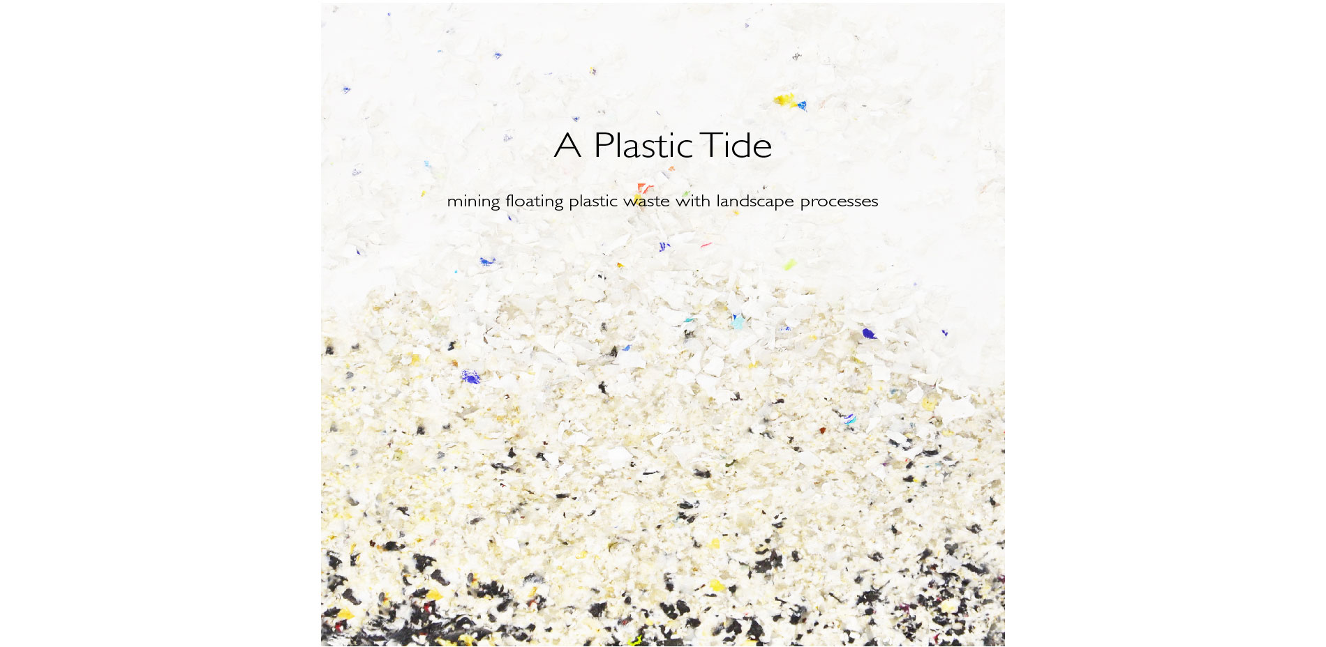 01 A Plastic Tide