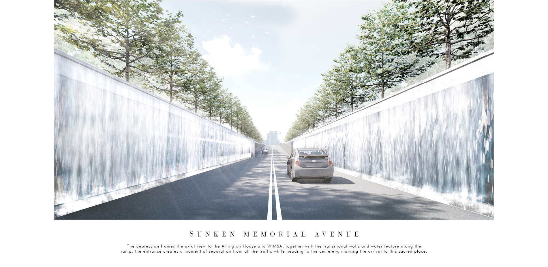 Sunken Memorial Avenue
