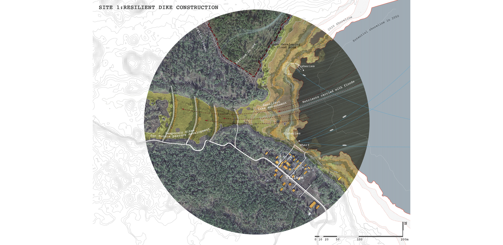 Site 1 Resilient Dike Construction