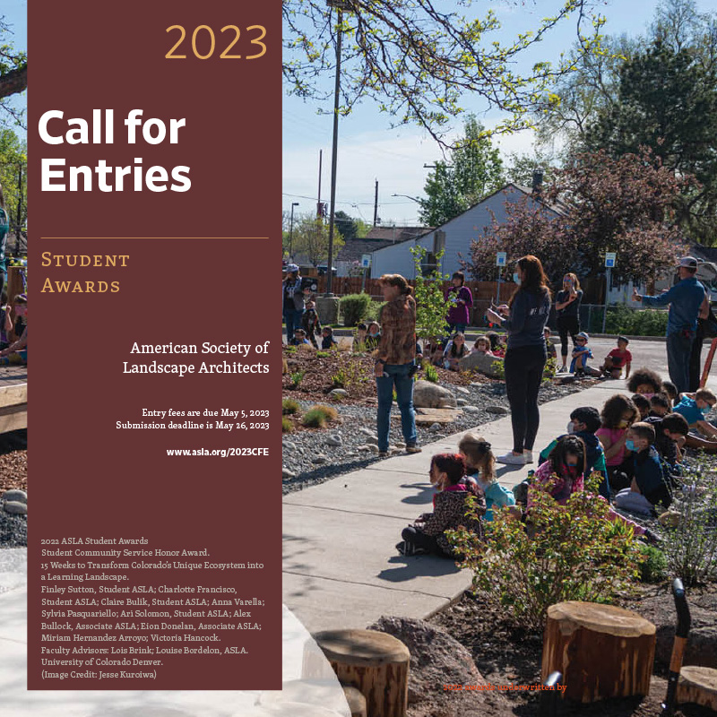 ASLA 2023 Call for Entries