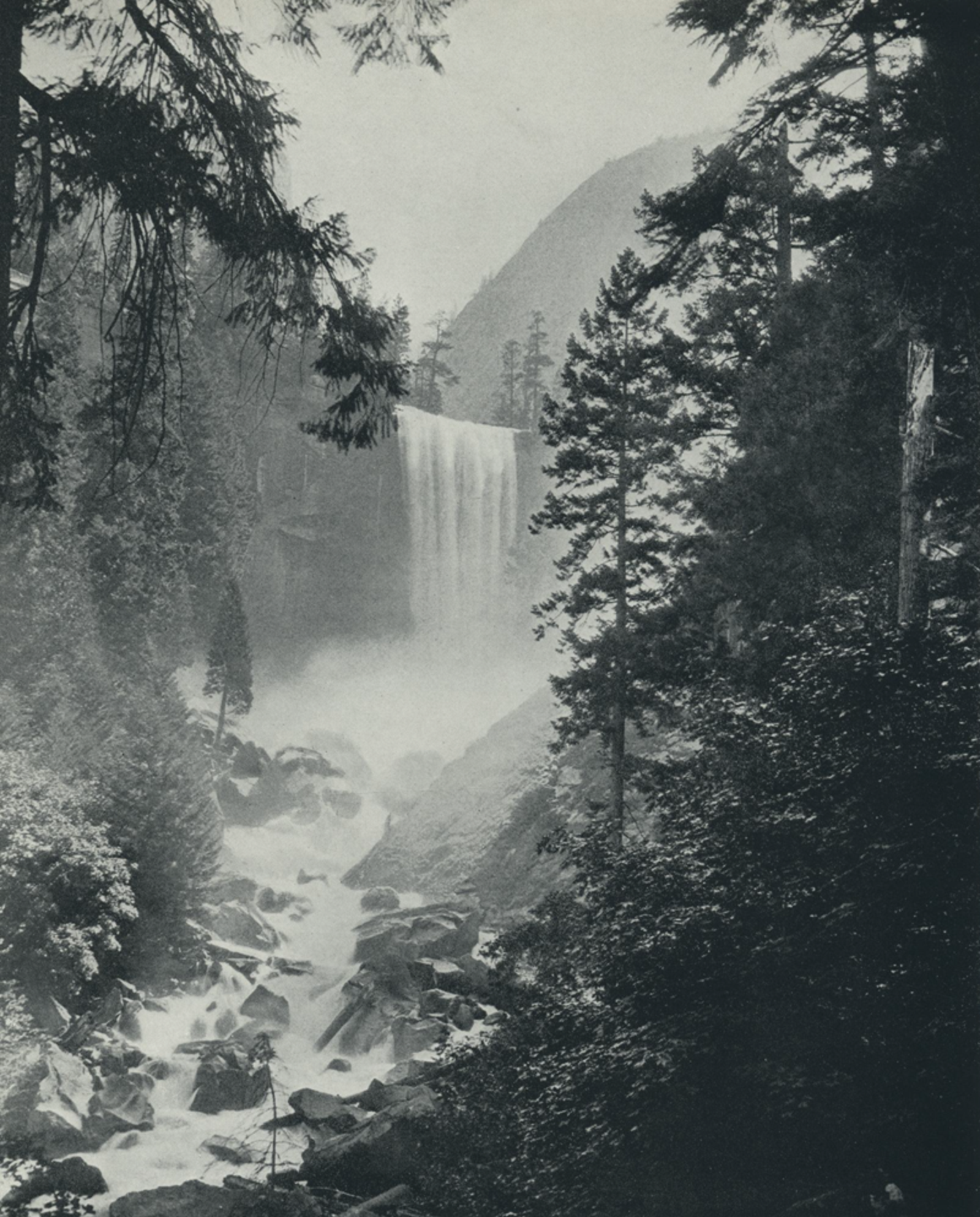 Vernal Falls, Yosemite National Park. Henry V. Hubbard, 1916